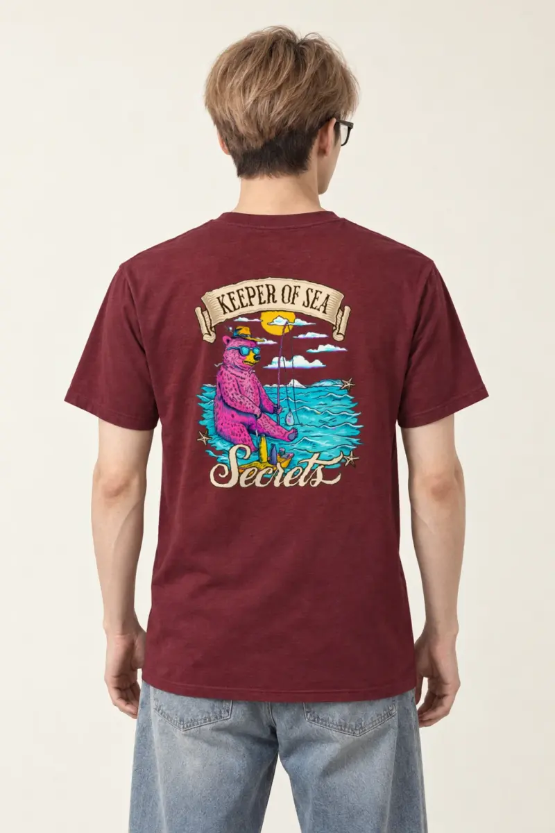 "Keeper Of Sea Secrets" Heavyweight Unisex Crewneck T-shirt