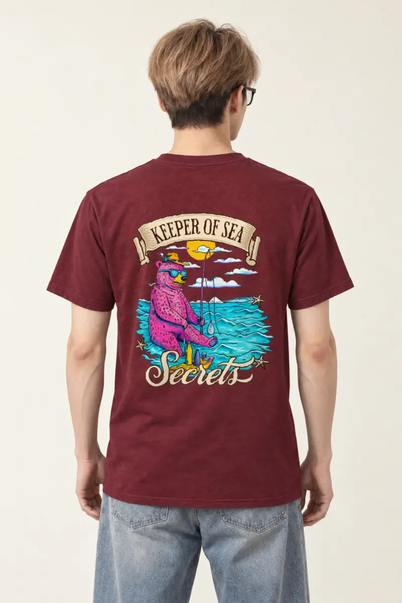 "Keeper Of Sea Secrets" Heavyweight Unisex Crewneck T-shirt