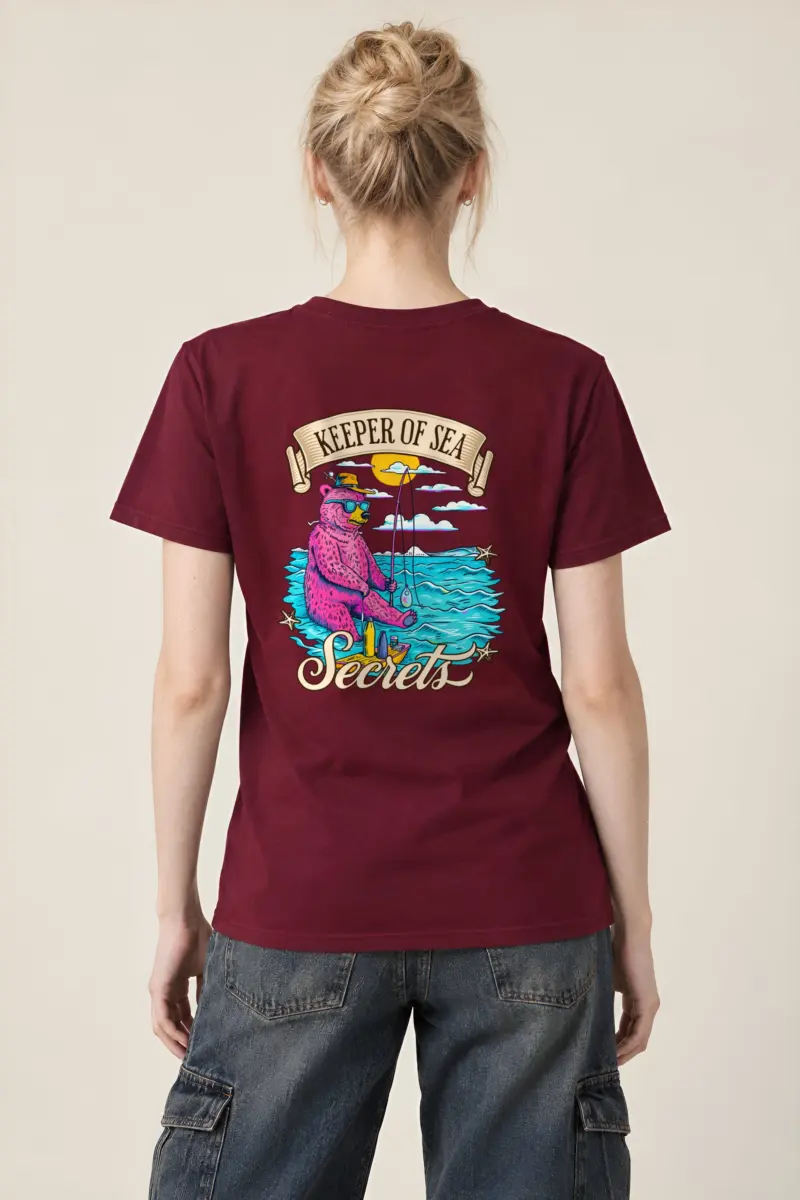 "Keeper Of Sea Secrets" Heavyweight Unisex Crewneck T-shirt