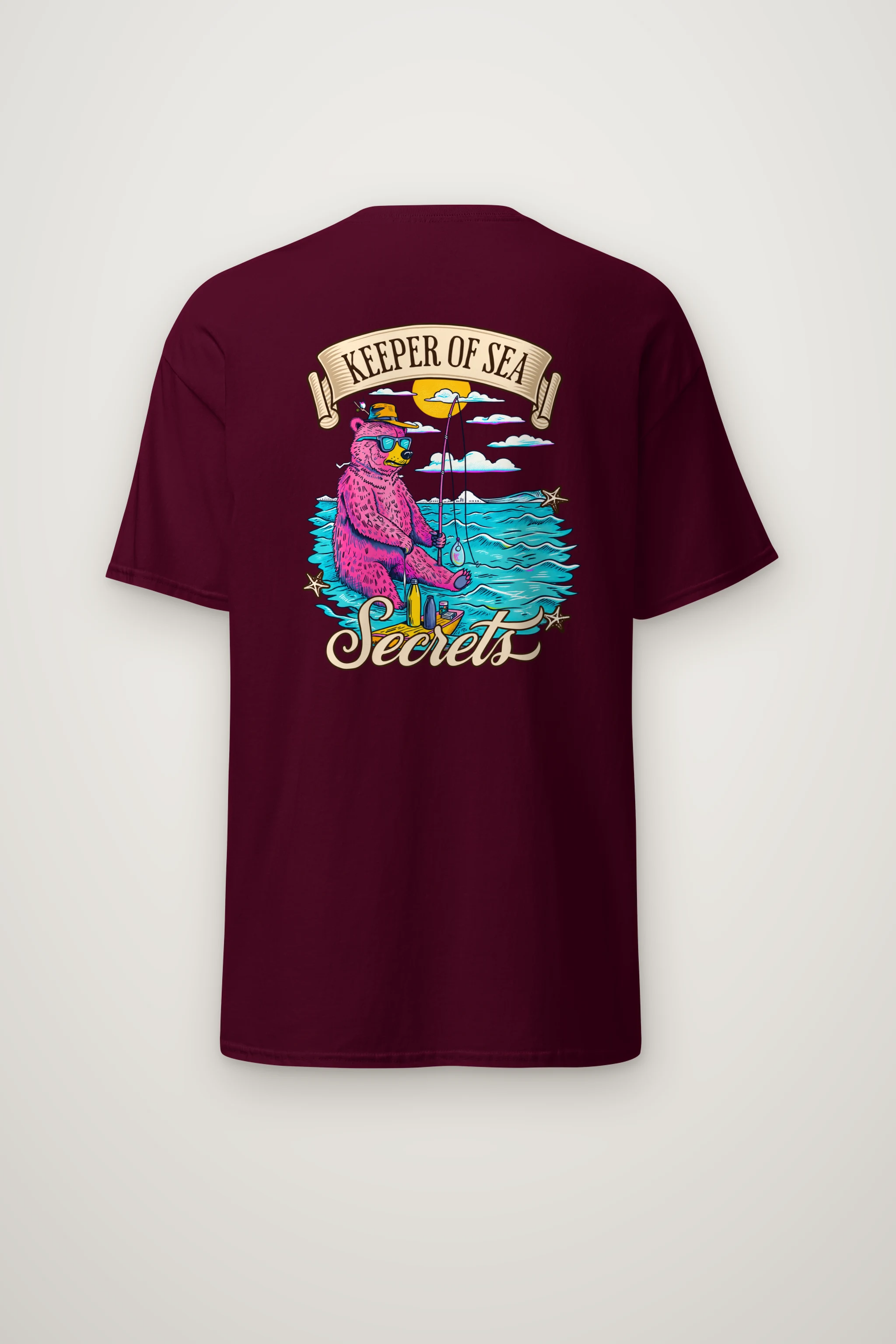"Keeper Of Sea Secrets" Heavyweight Unisex Crewneck T-shirt