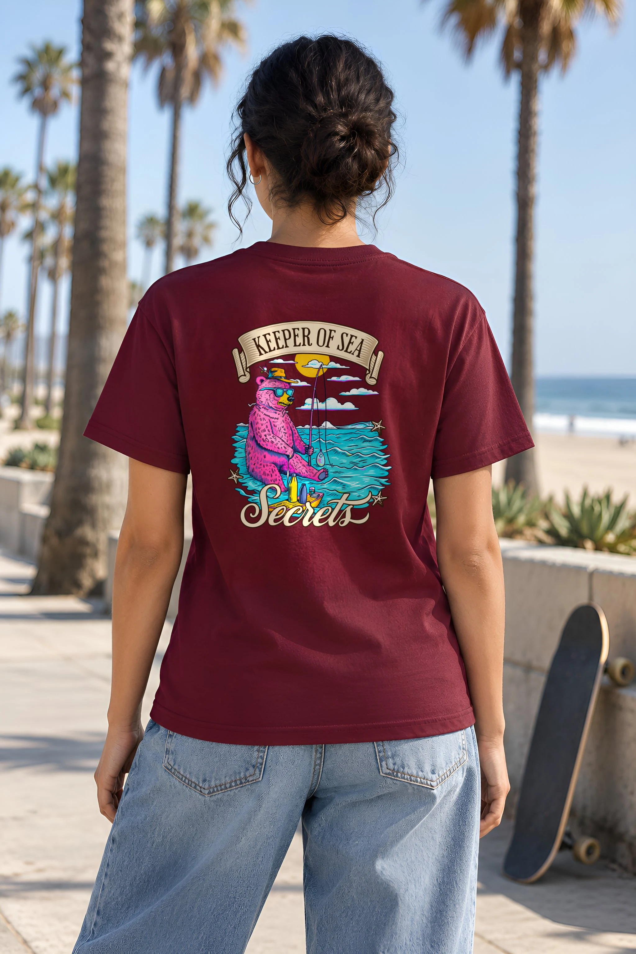 "Keeper Of Sea Secrets" Heavyweight Unisex Crewneck T-shirt