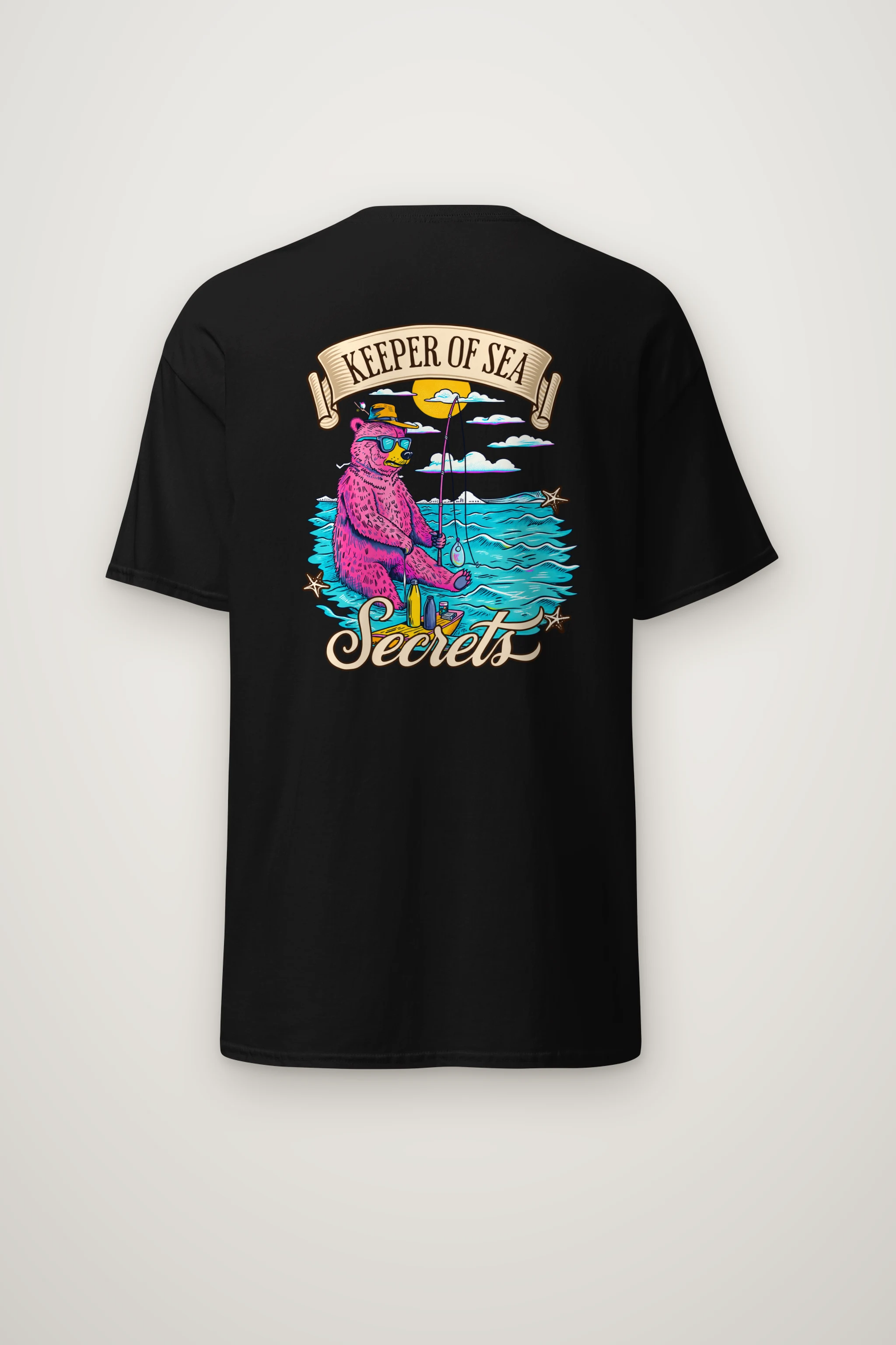 "Keeper Of Sea Secrets" Heavyweight Unisex Crewneck T-shirt