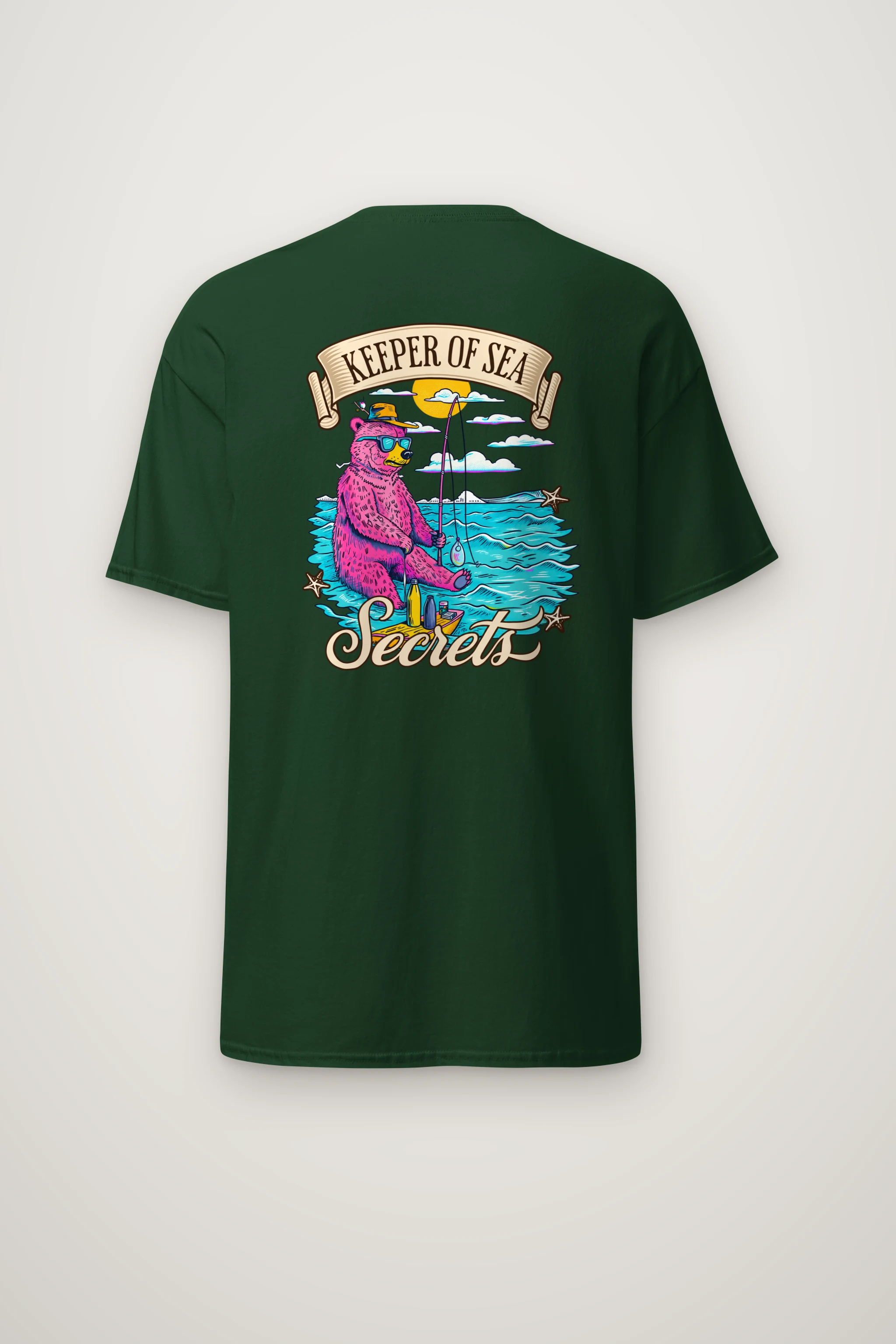 "Keeper Of Sea Secrets" Heavyweight Unisex Crewneck T-shirt