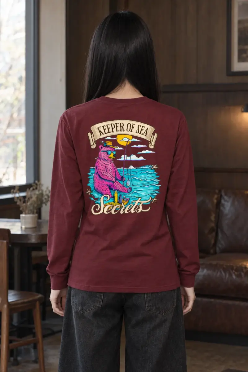 "Keeper Of Sea Secrets" Unisex Longsleeve T-shirt