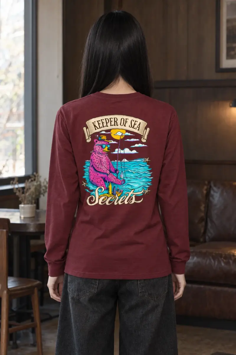 "Keeper Of Sea Secrets" Unisex Longsleeve T-shirt
