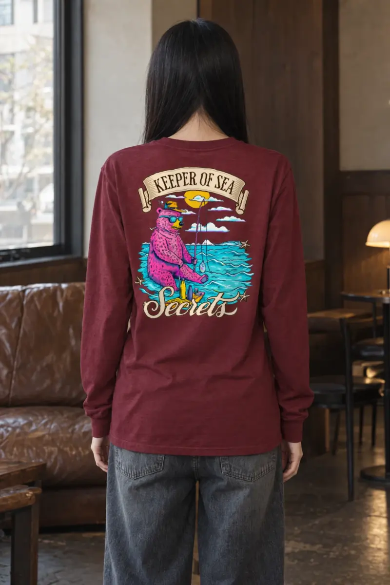"Keeper Of Sea Secrets" Unisex Longsleeve T-shirt | Gildan 2400