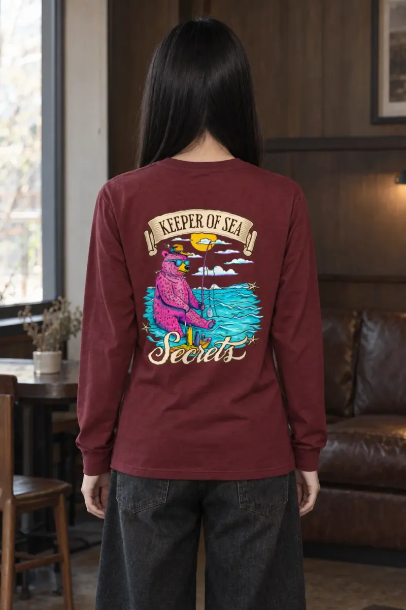 "Keeper Of Sea Secrets" Unisex Longsleeve T-shirt