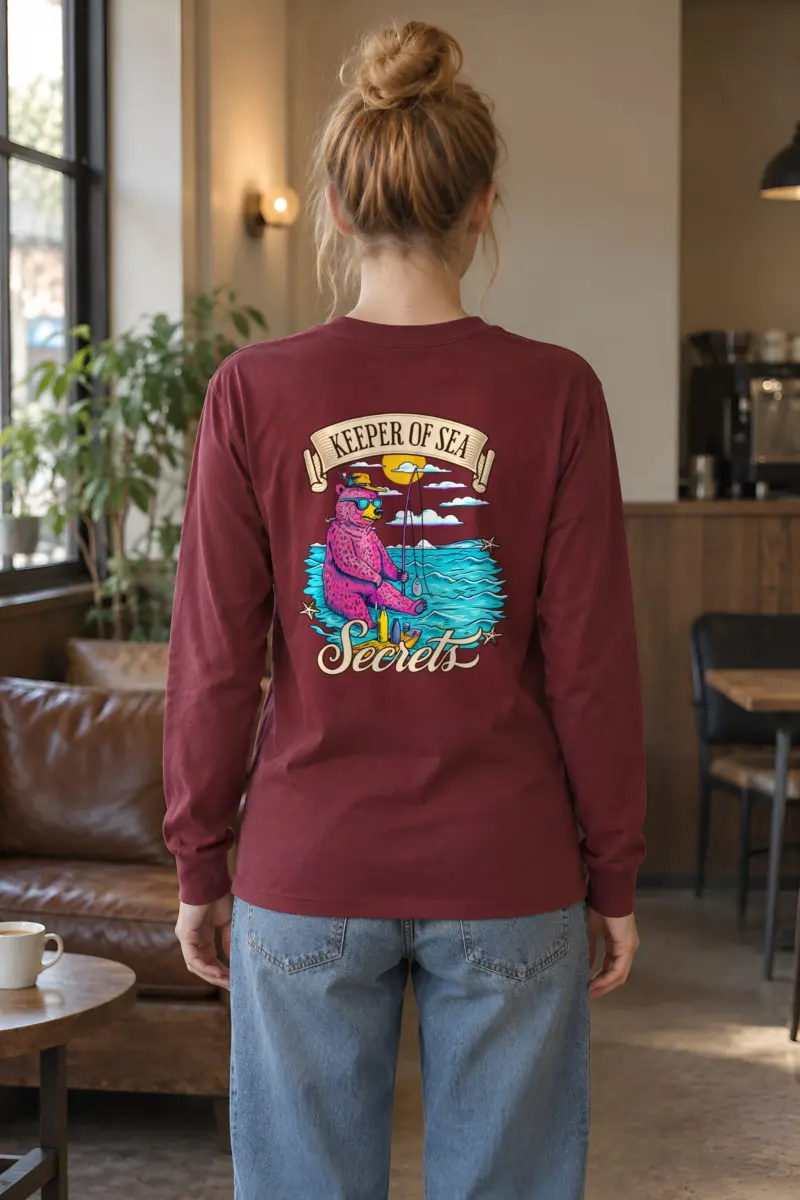 "Keeper Of Sea Secrets" Unisex Longsleeve T-shirt