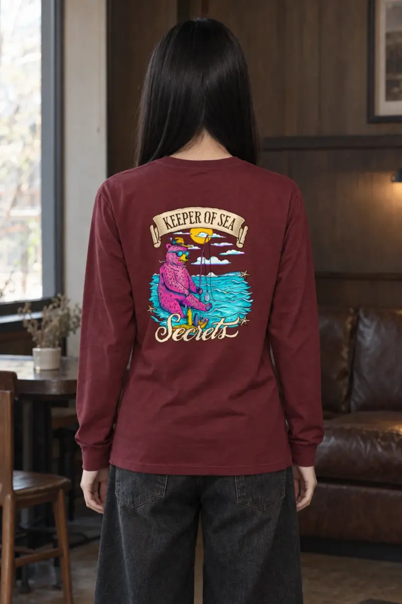 "Keeper Of Sea Secrets" Unisex Longsleeve T-shirt