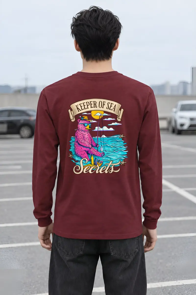 "Keeper Of Sea Secrets" Unisex Longsleeve T-shirt