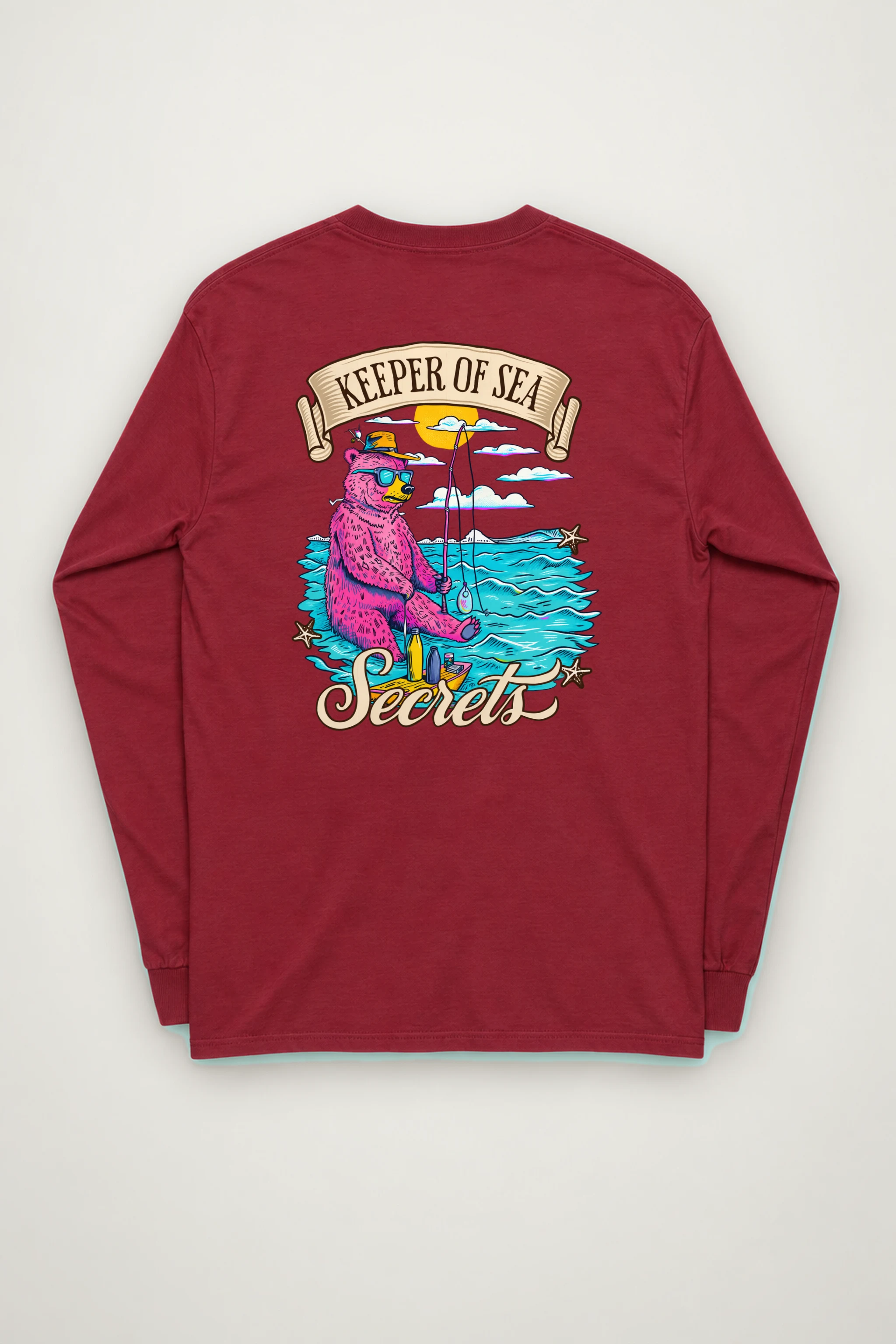 "Keeper Of Sea Secrets" Unisex Longsleeve T-shirt