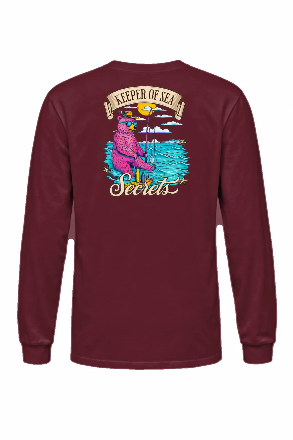 "Keeper Of Sea Secrets" Unisex Longsleeve T-shirt | Gildan 2400