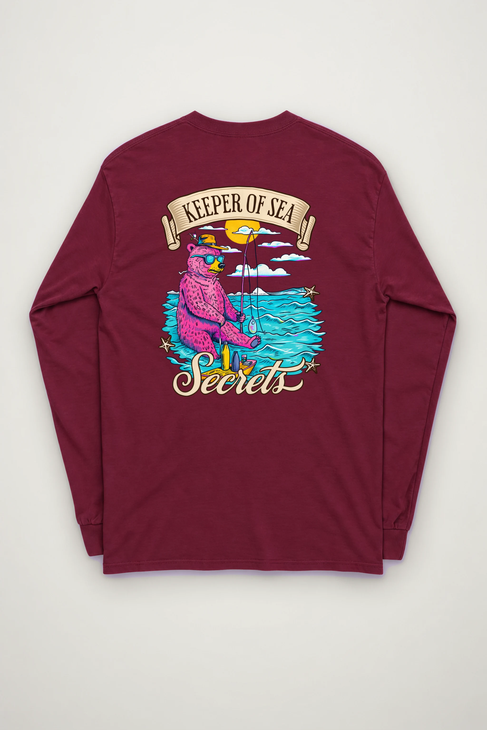 "Keeper Of Sea Secrets" Unisex Longsleeve T-shirt