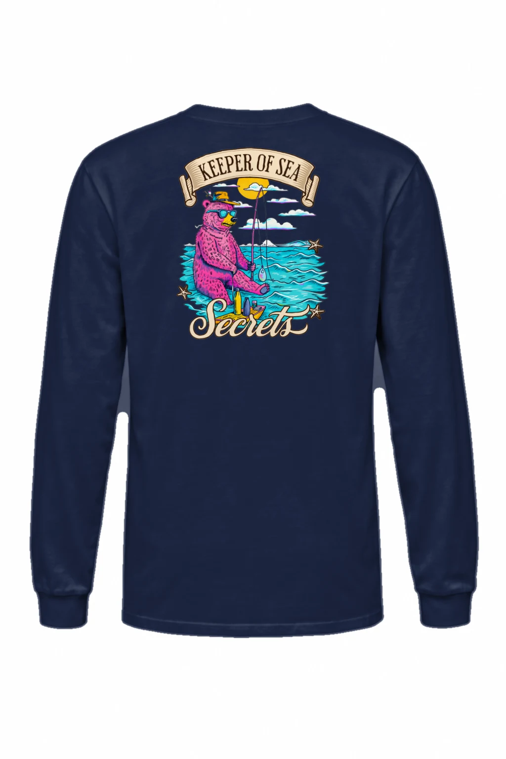 "Keeper Of Sea Secrets" Unisex Longsleeve T-shirt | Gildan 2400