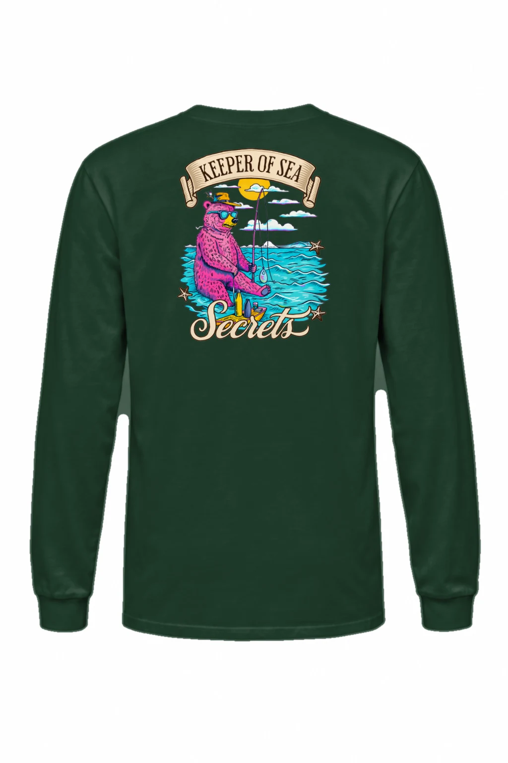 "Keeper Of Sea Secrets" Unisex Longsleeve T-shirt | Gildan 2400