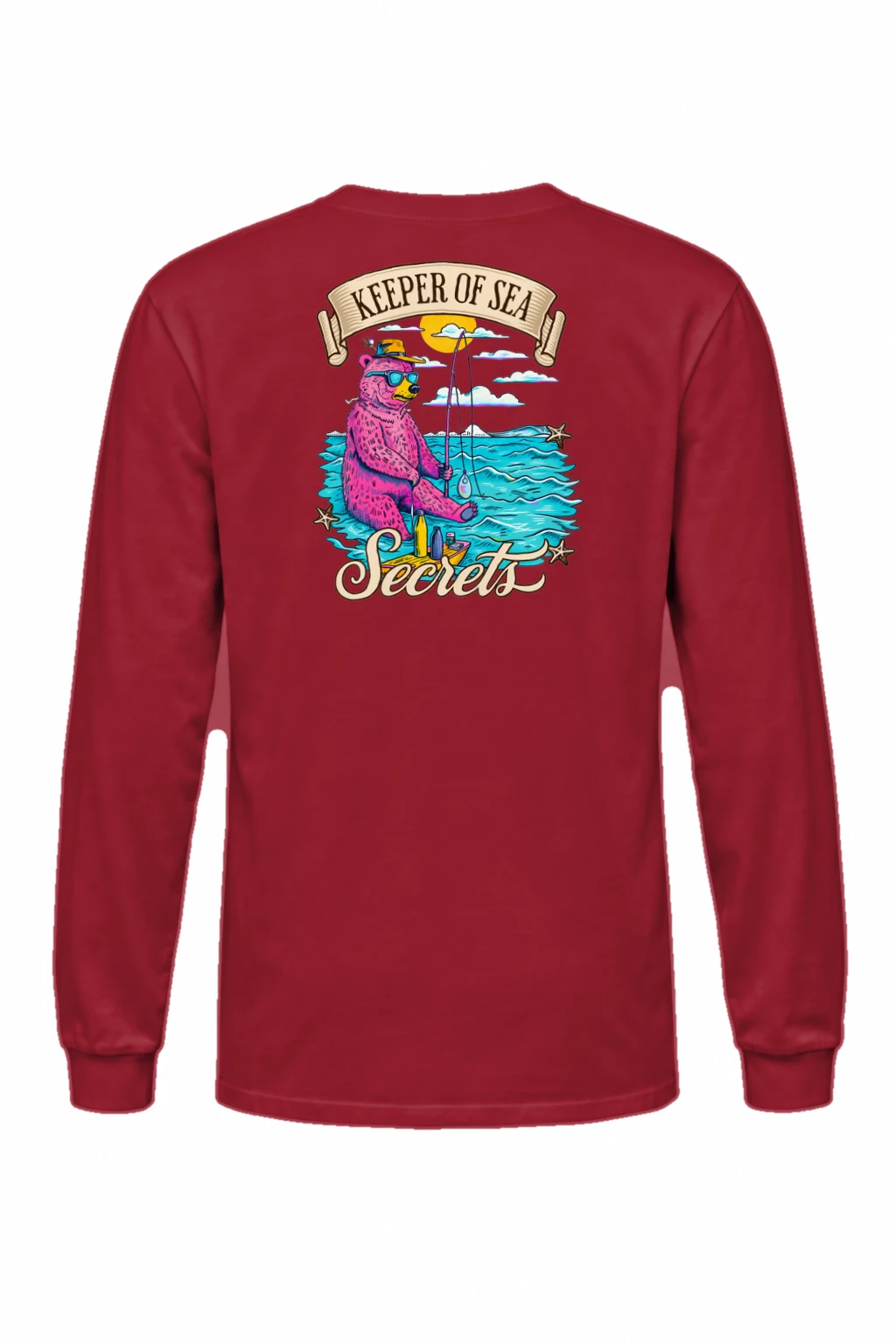 "Keeper Of Sea Secrets" Unisex Longsleeve T-shirt | Gildan 2400