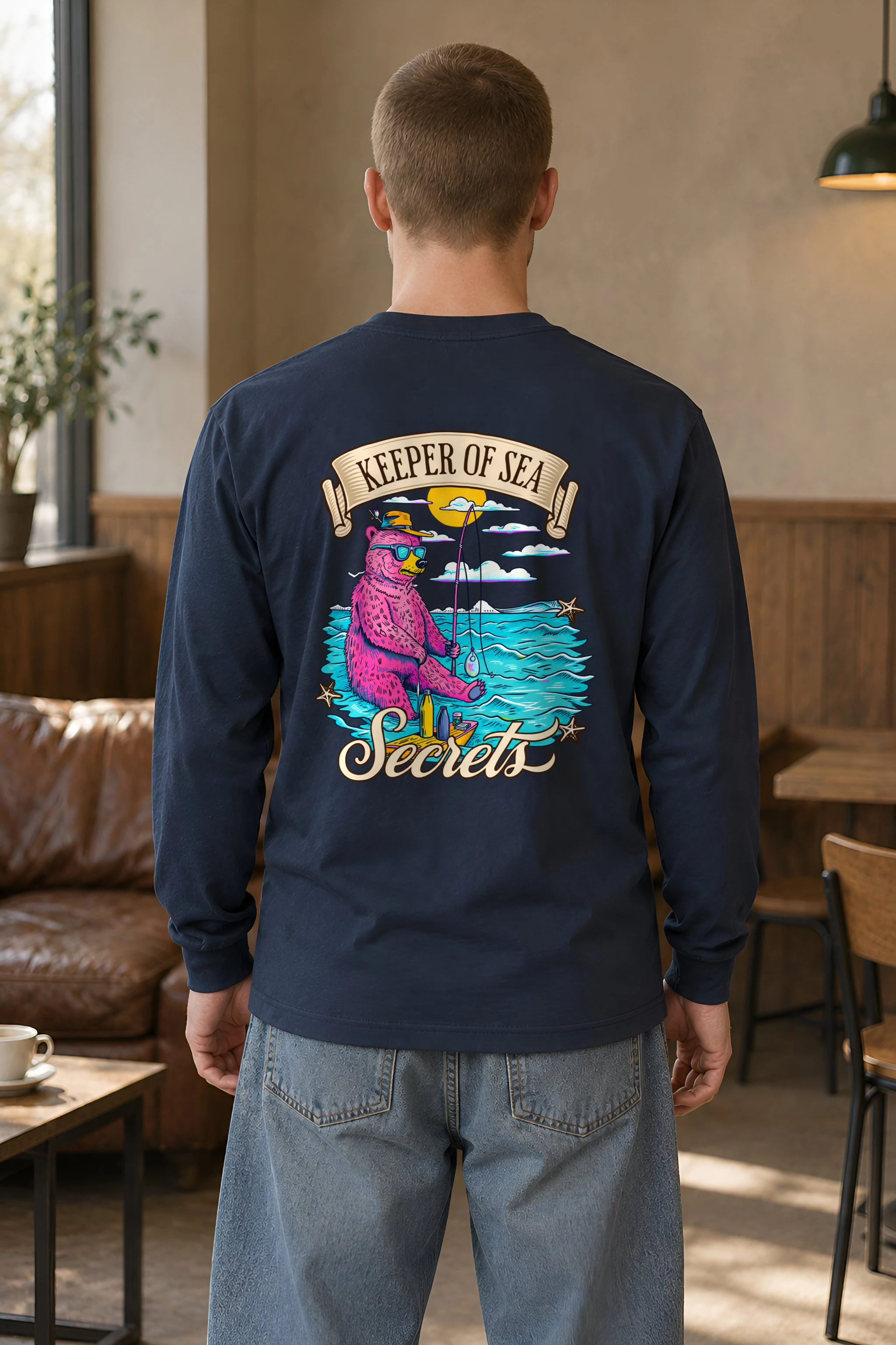 "Keeper Of Sea Secrets" Unisex Longsleeve T-shirt