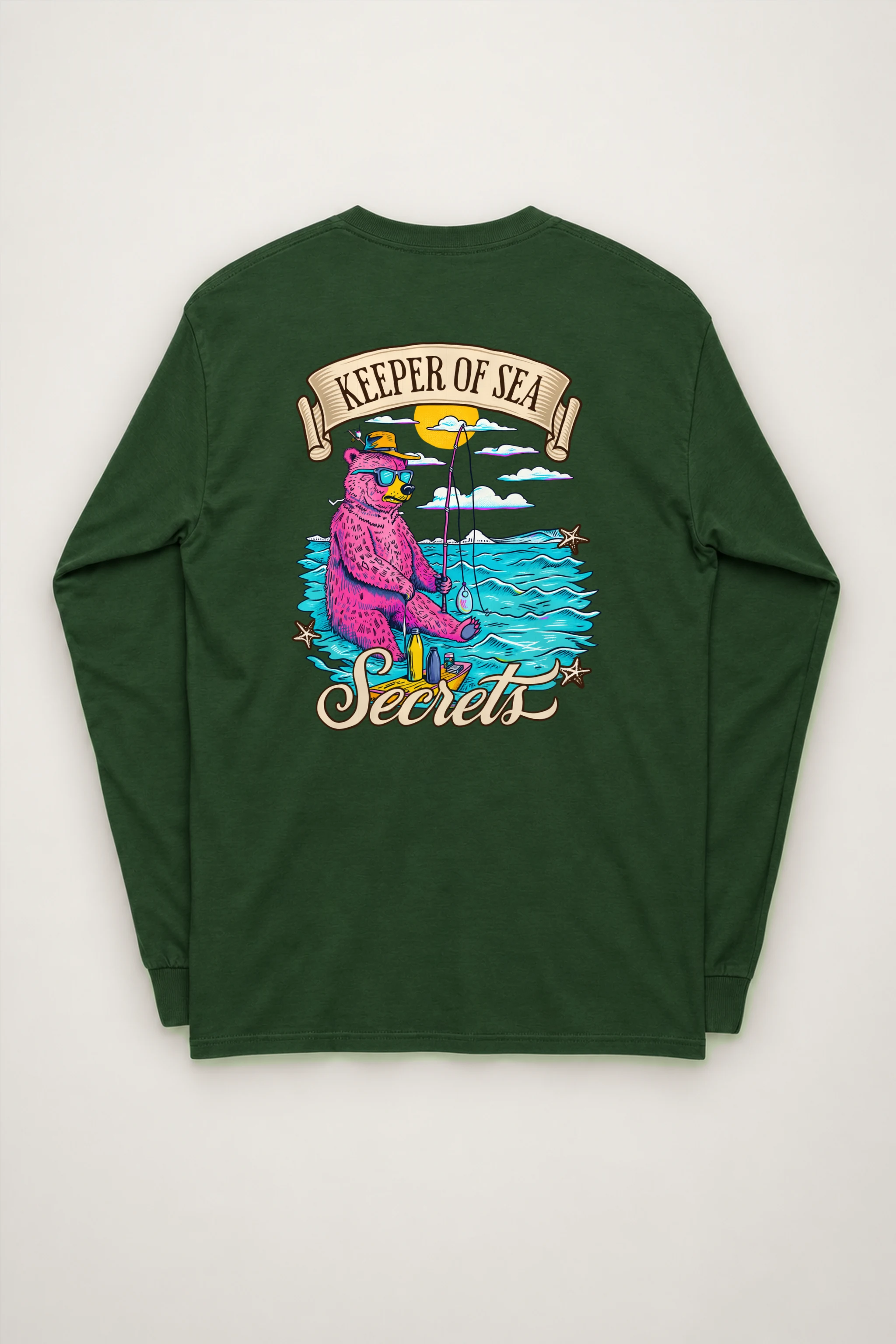 "Keeper Of Sea Secrets" Unisex Longsleeve T-shirt