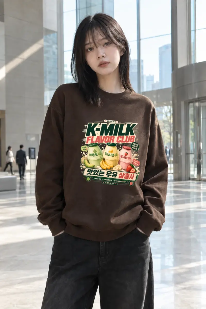 "Kemilk Flavor Club" Heavy Blend Unisex Crewneck Sweatshirt | Gildan 18000