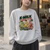 "Kemilk Flavor Club" Unisex Sponge Fleece Crewneck Sweatshirt | Bella + Canvas 3901