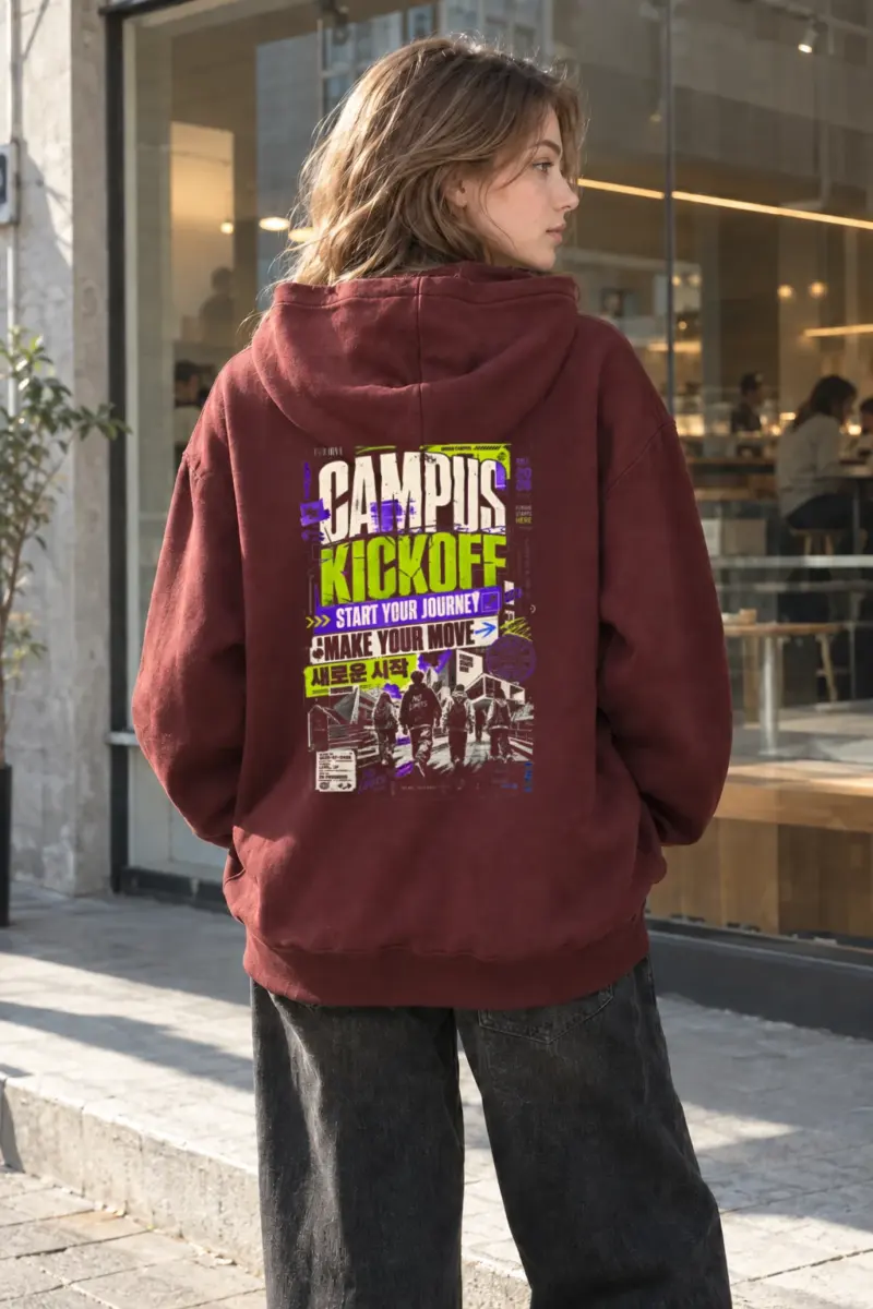 "Kick Off Your Journey" Heavy Blend Unisex Pullover Hoodie | Gildan 18500