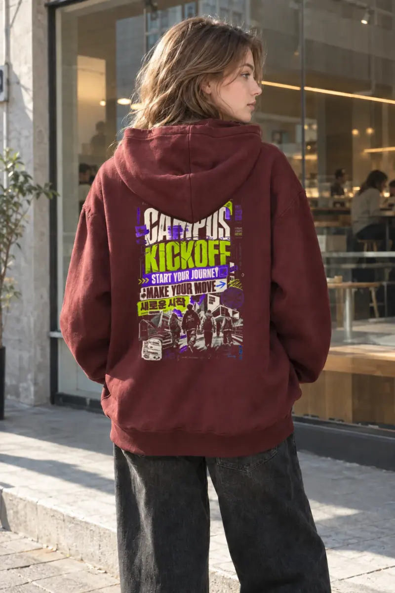 “Kick Off Your Journey” Heavy Blend Unisex Pullover Hoodie | Gildan 18500