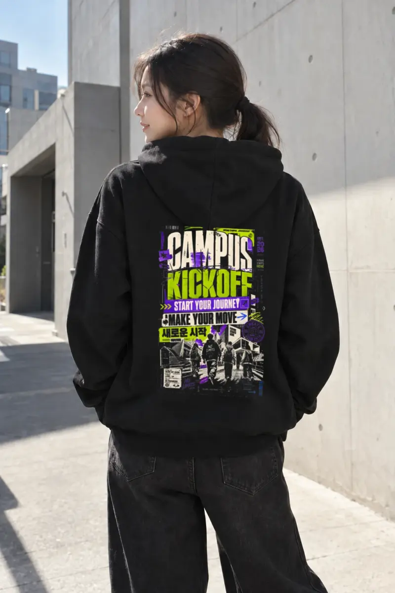 "Kick Off Your Journey" Heavy Blend Unisex Pullover Hoodie | Gildan 18500