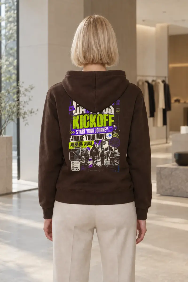 "Kick Off Your Journey" Heavy Blend Unisex Pullover Hoodie | Gildan 18500