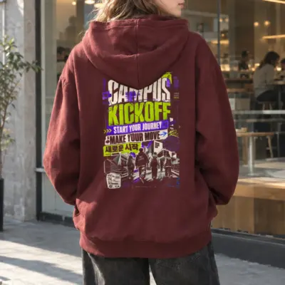 "Kick Off Your Journey" Heavy Blend Unisex Pullover Hoodie | Gildan 18500