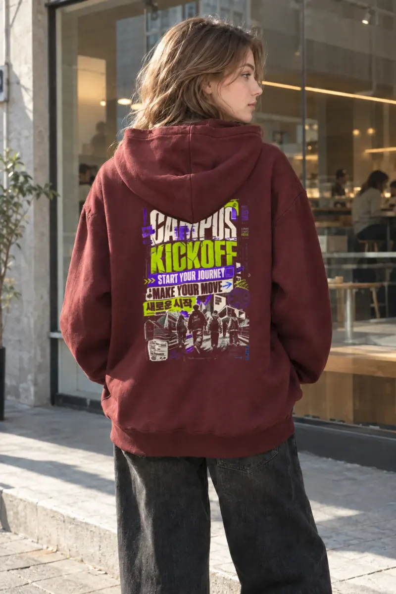 "Kick Off Your Journey" Heavy Blend Unisex Pullover Hoodie | Gildan 18500