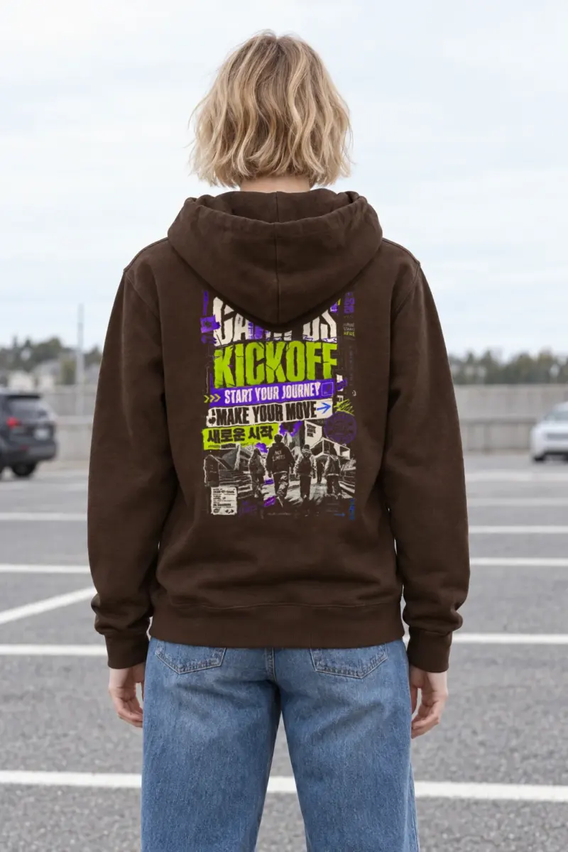 "Kick Off Your Journey" Heavy Blend Unisex Pullover Hoodie