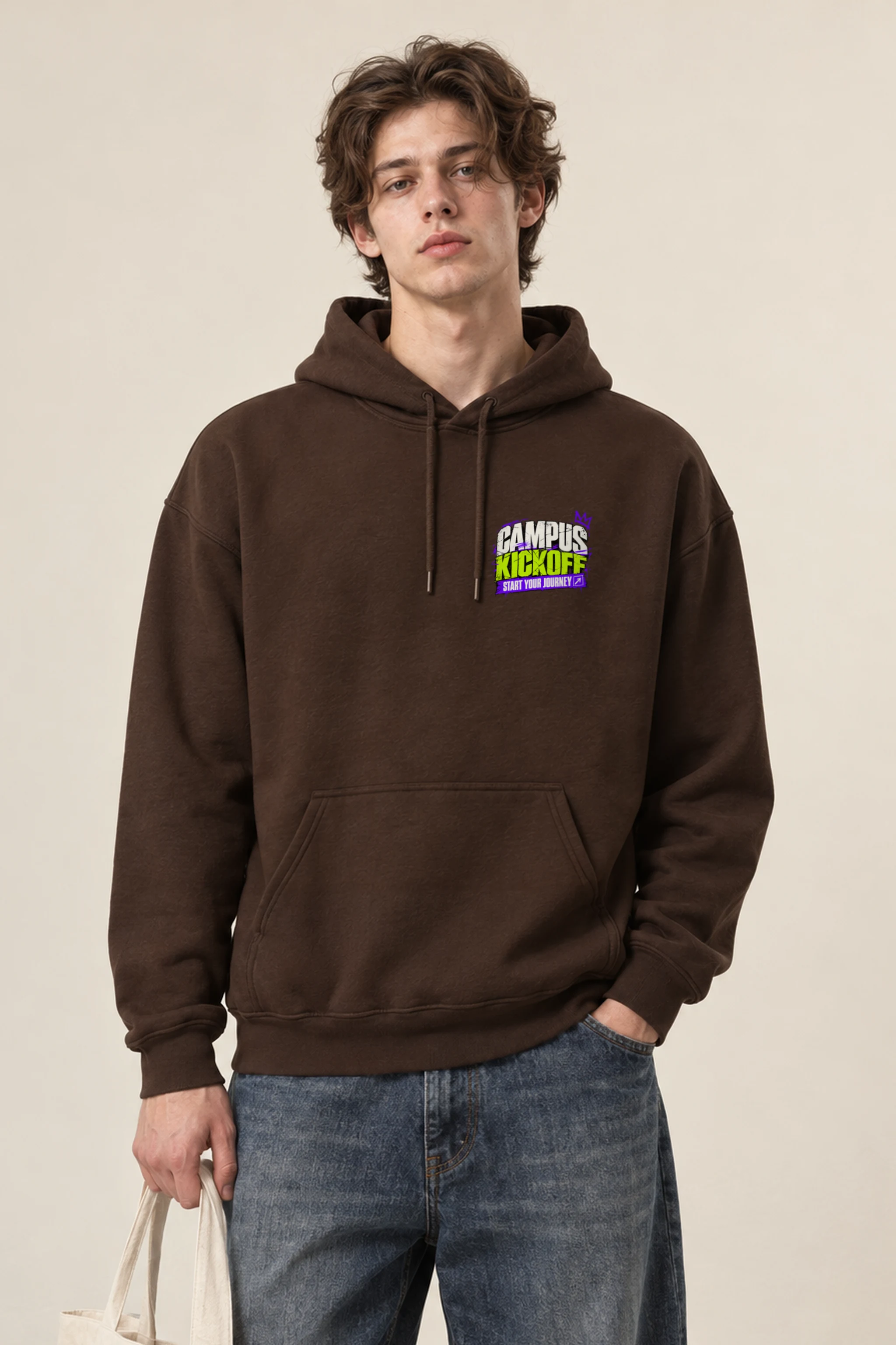 "Kick Off Your Journey" Heavy Blend Unisex Pullover Hoodie
