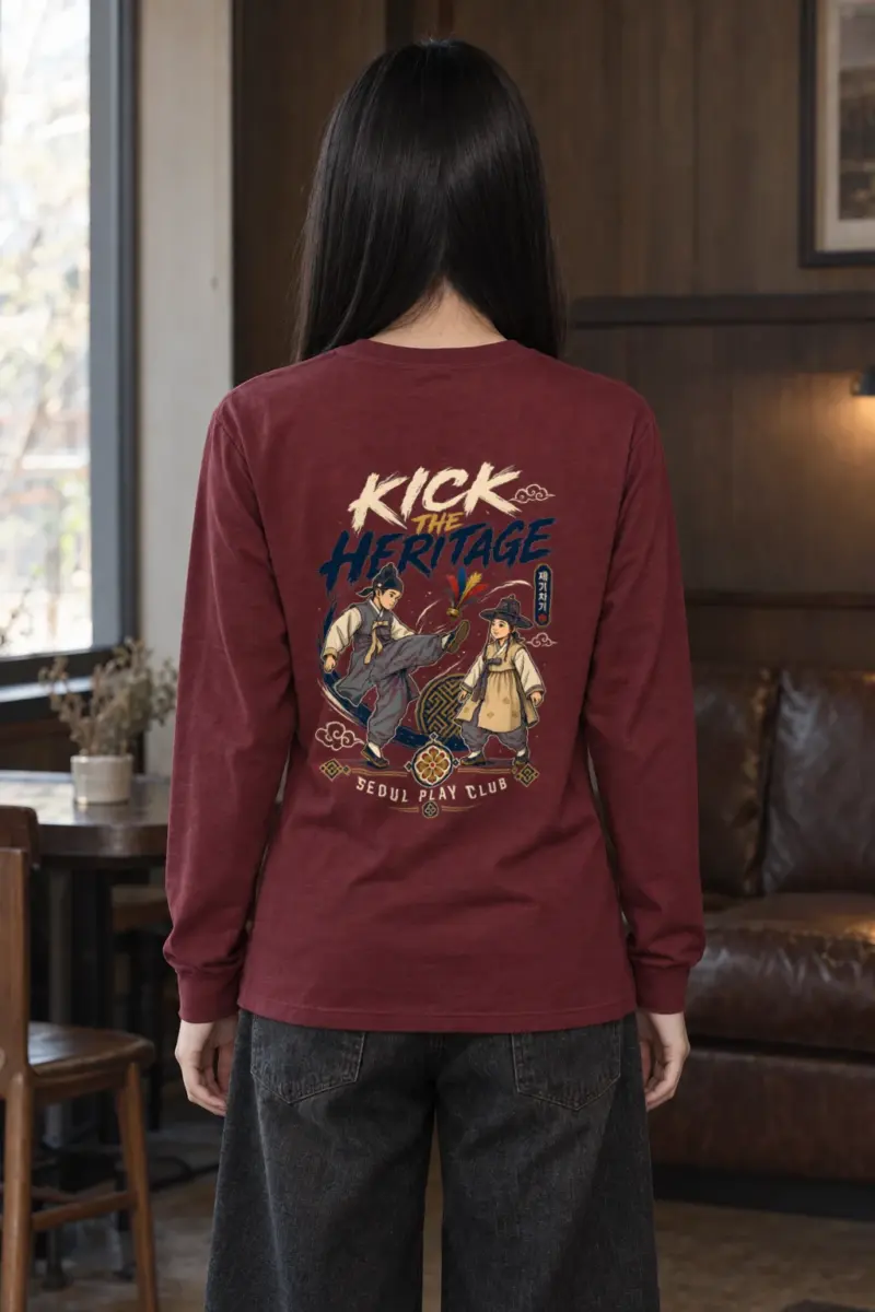 "Kick The Heritage" Unisex Longsleeve T-shirt