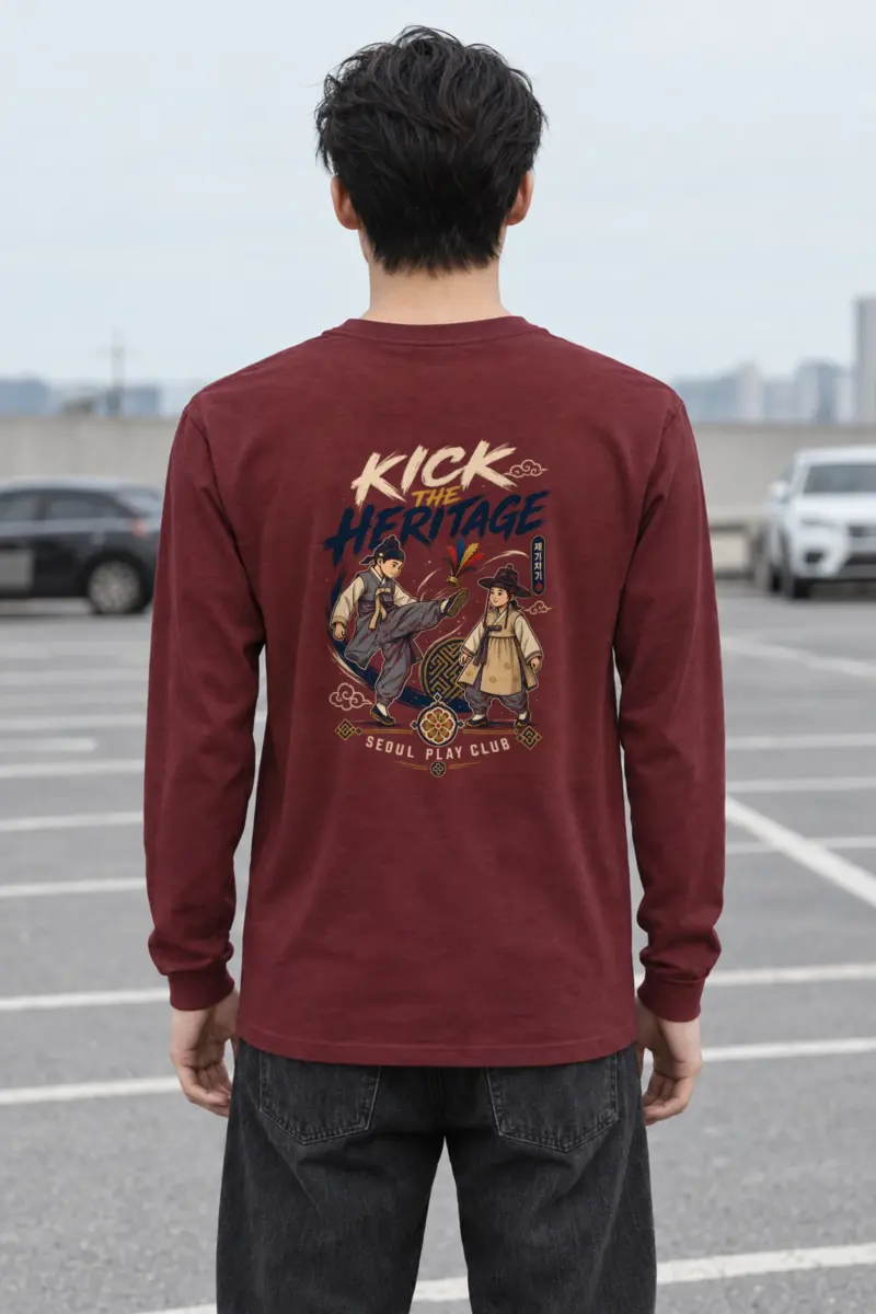"Kick The Heritage" Unisex Longsleeve T-shirt