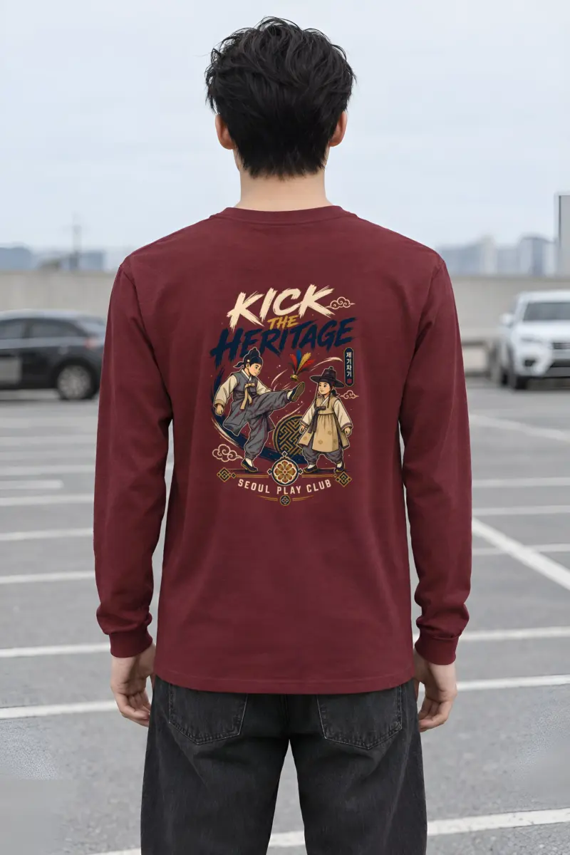"Kick The Heritage" Unisex Longsleeve T-shirt