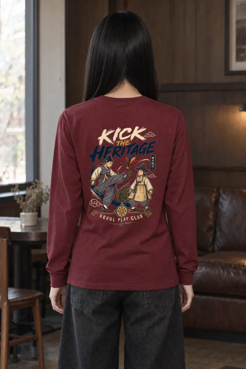 "Kick The Heritage" Unisex Longsleeve T-shirt