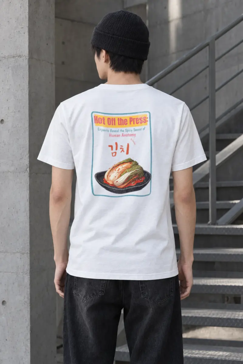 "Kimchi Anatomy" Heavyweight Unisex Crewneck T-shirt