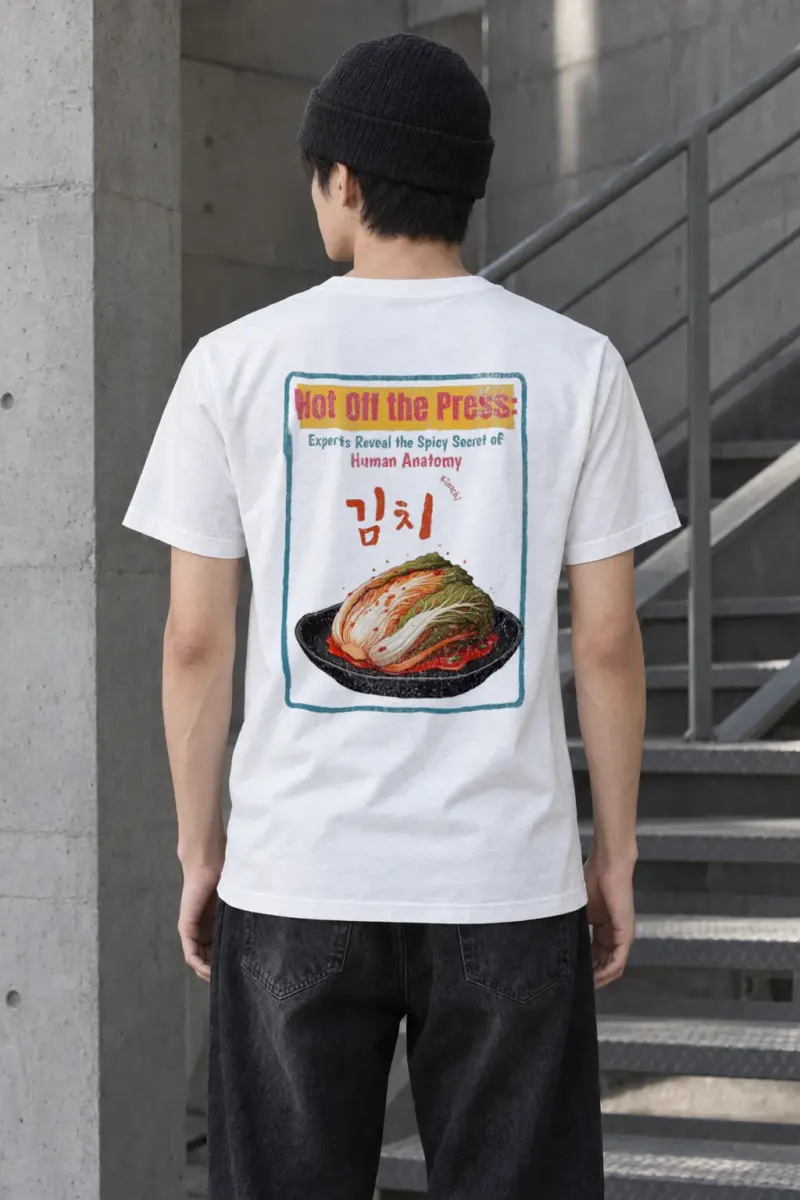"Kimchi Anatomy" Heavyweight Unisex Crewneck T-shirt