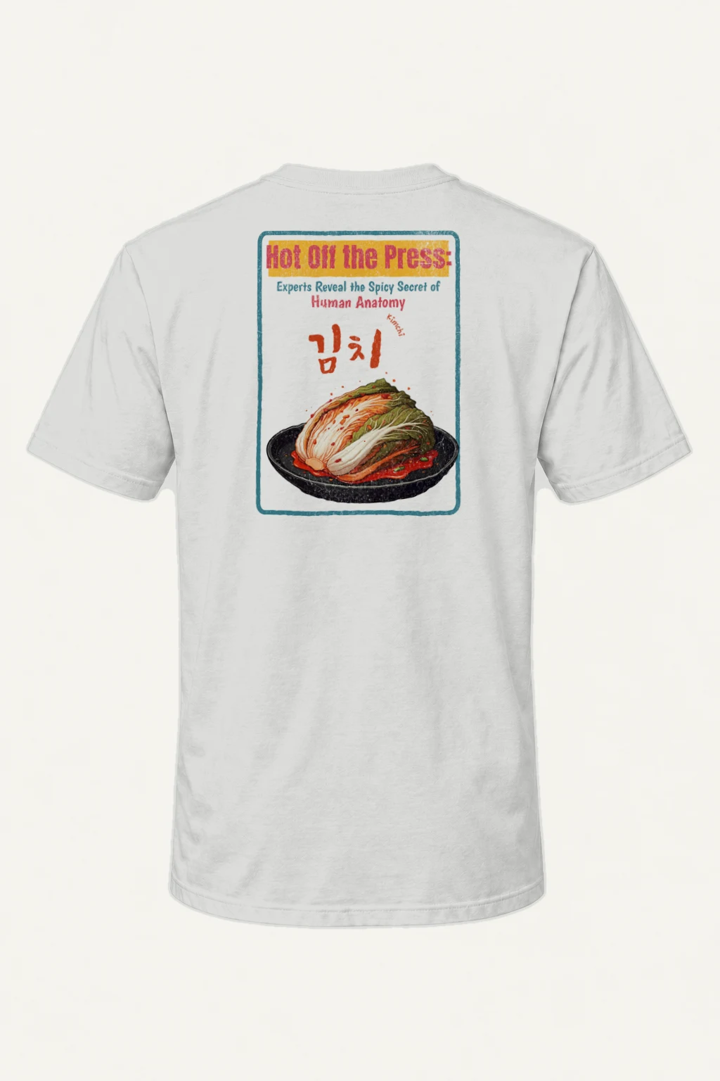 "Kimchi Anatomy" Heavyweight Unisex Crewneck T-shirt | Gildan 5000