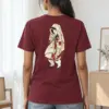 "Kimono Blossom Portrait" Heavyweight Unisex Crewneck T-shirt | Gildan 5000