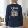 "Kimono Floral Muse" Unisex Longsleeve T-shirt