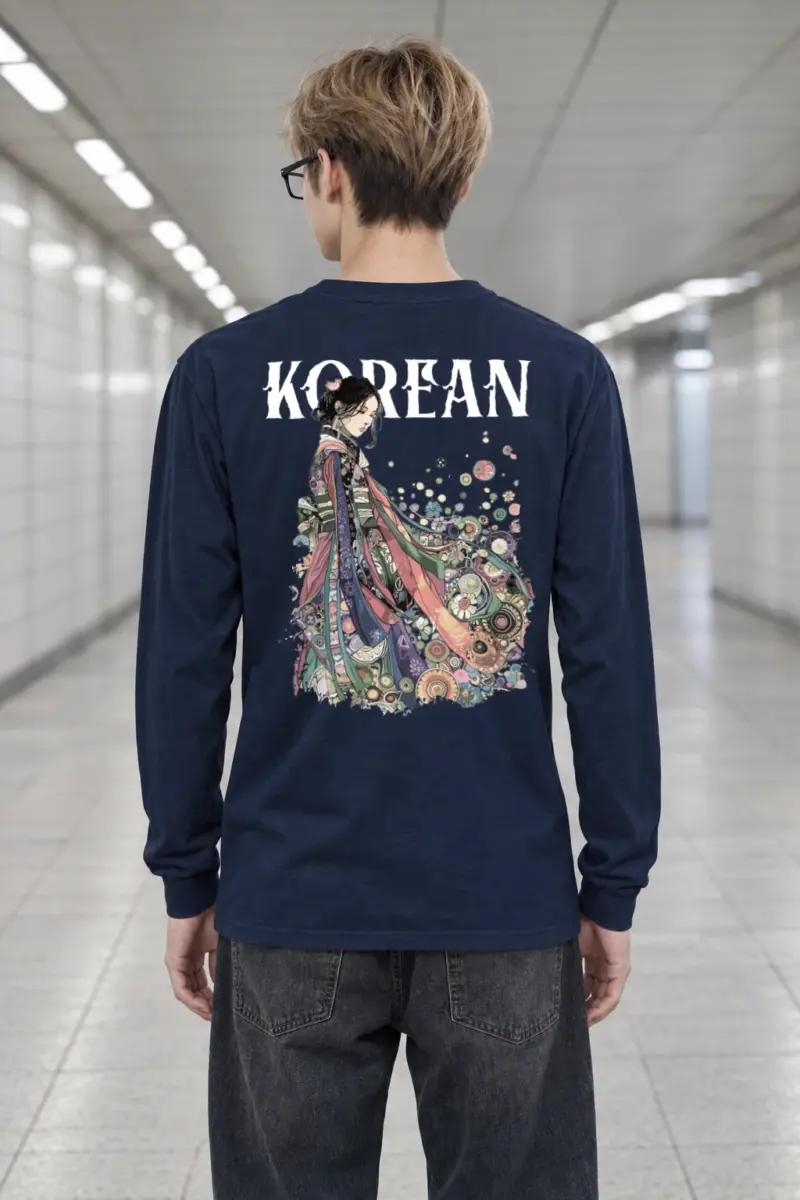 "Kimono Floral Muse" Unisex Longsleeve T-shirt | Gildan 2400