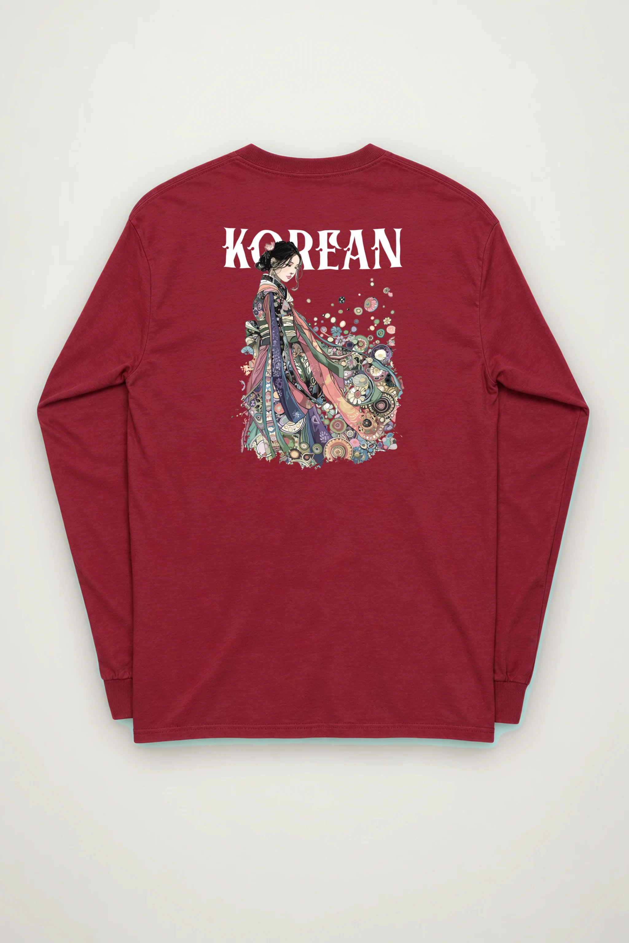 "Kimono Floral Muse" Unisex Longsleeve T-shirt