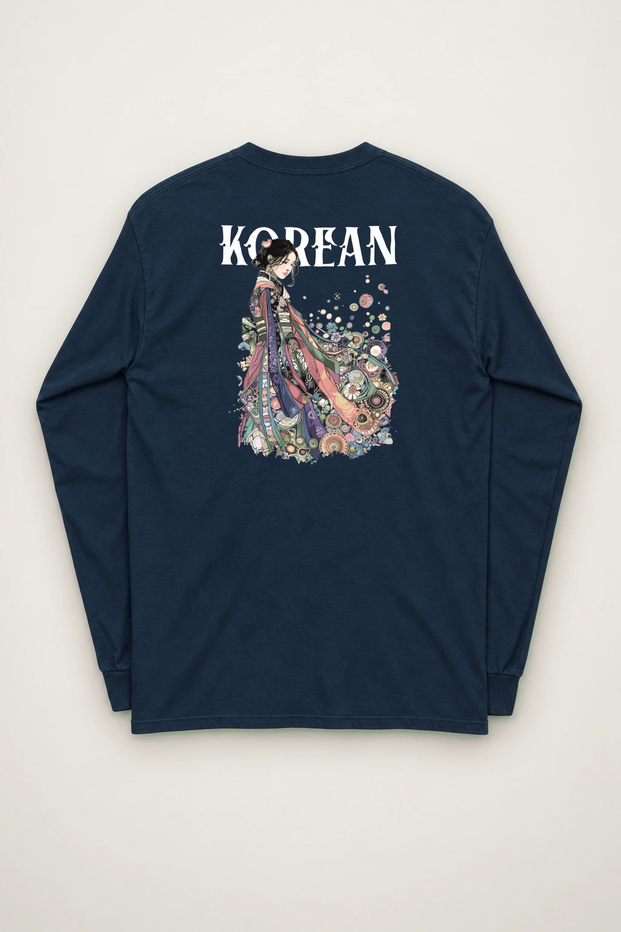 "Kimono Floral Muse" Unisex Longsleeve T-shirt
