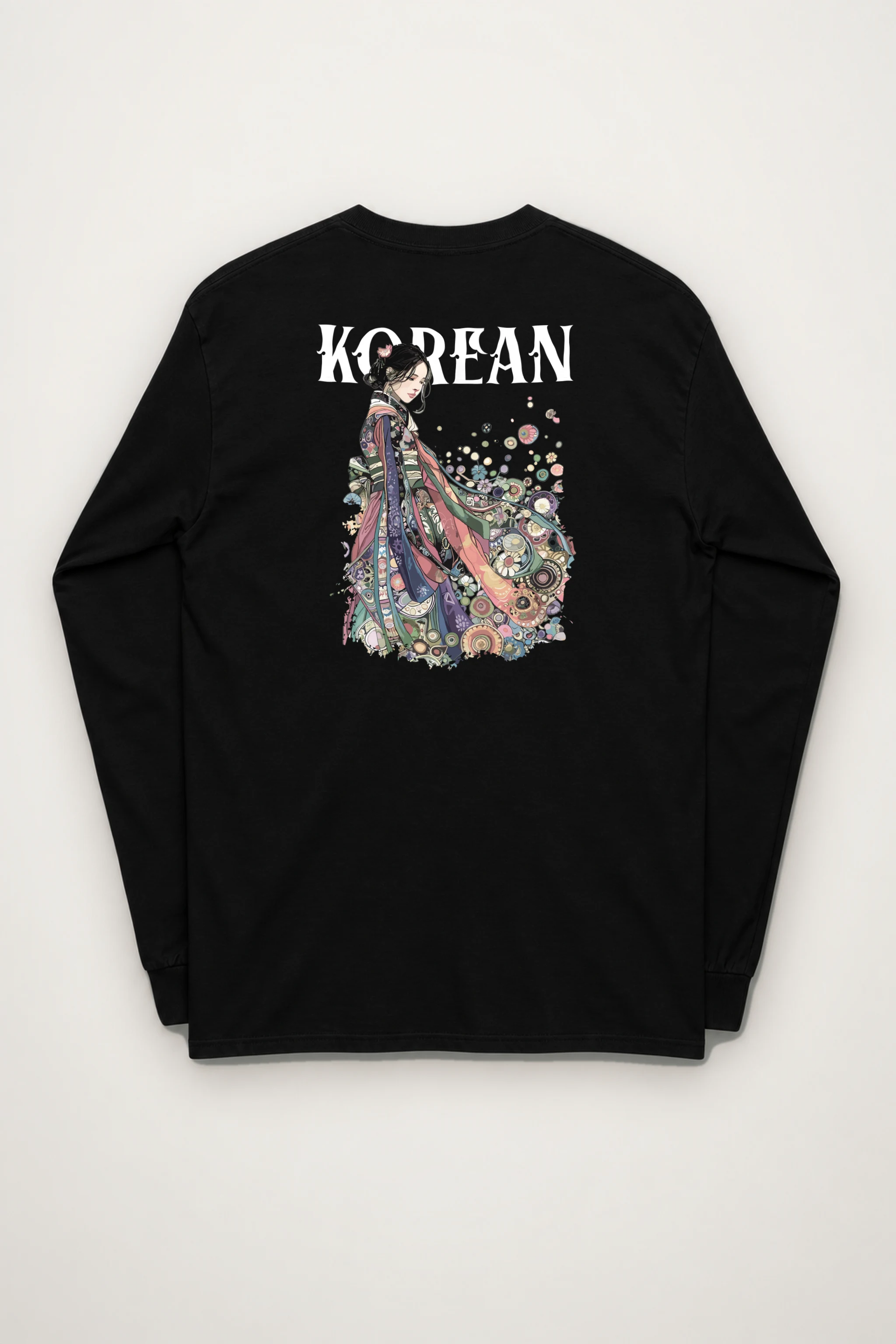 "Kimono Floral Muse" Unisex Longsleeve T-shirt