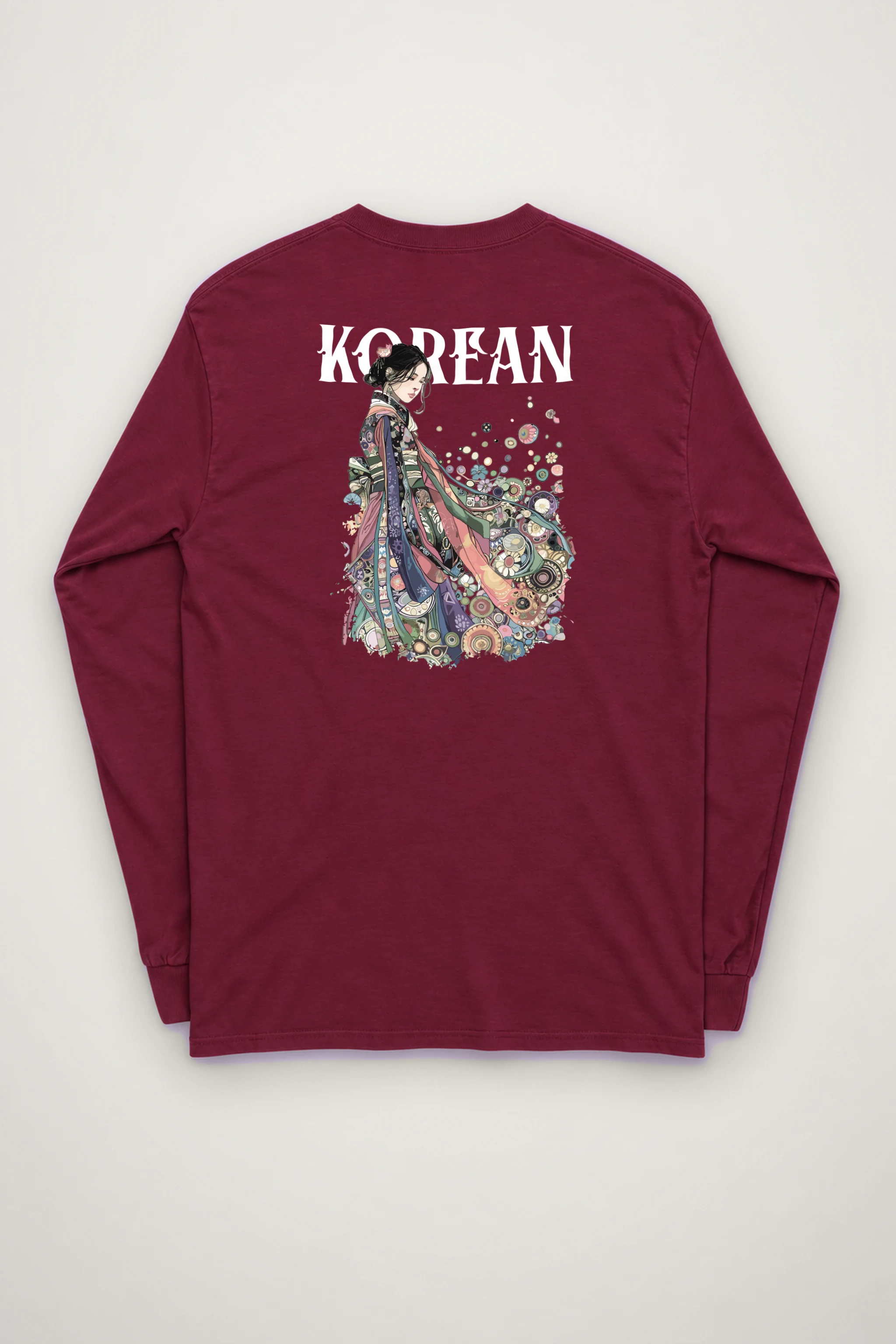 "Kimono Floral Muse" Unisex Longsleeve T-shirt