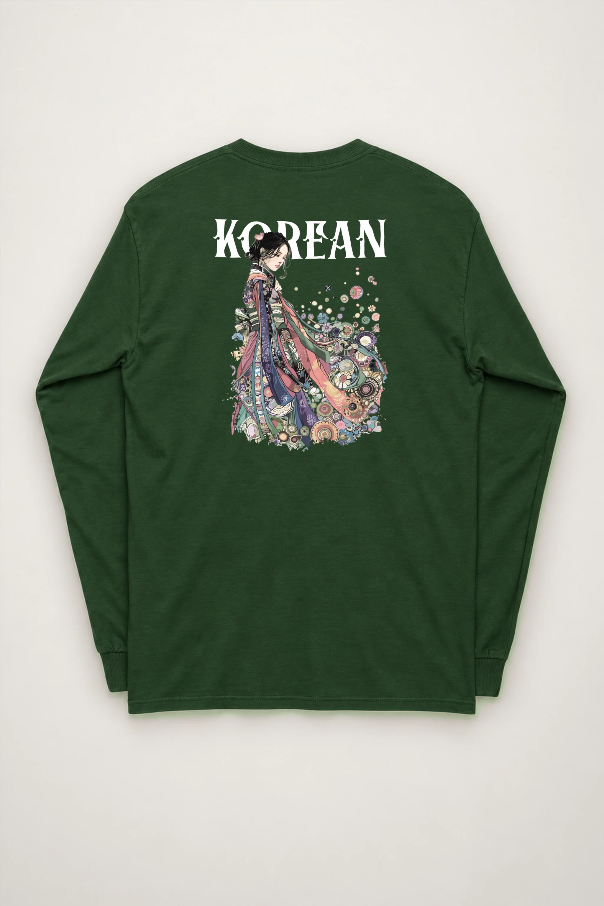 "Kimono Floral Muse" Unisex Longsleeve T-shirt