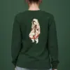 "Kimono Line Portrait" Unisex Longsleeve T-shirt