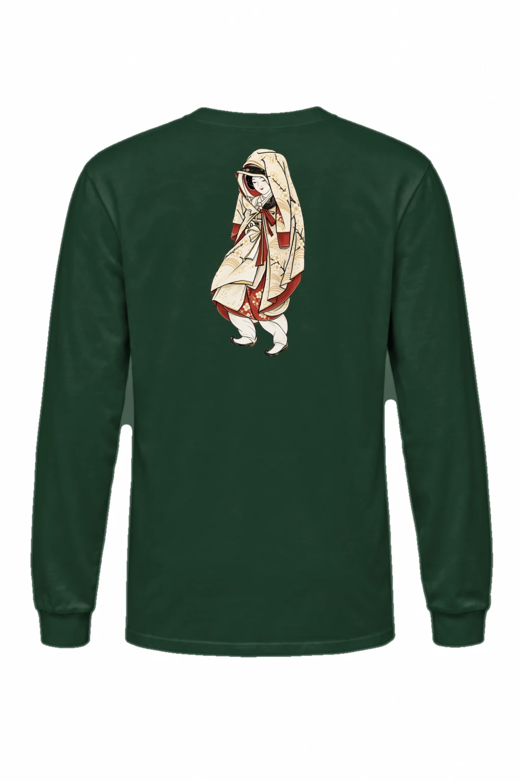 "Kimono Line Portrait" Unisex Longsleeve T-shirt | Gildan 2400