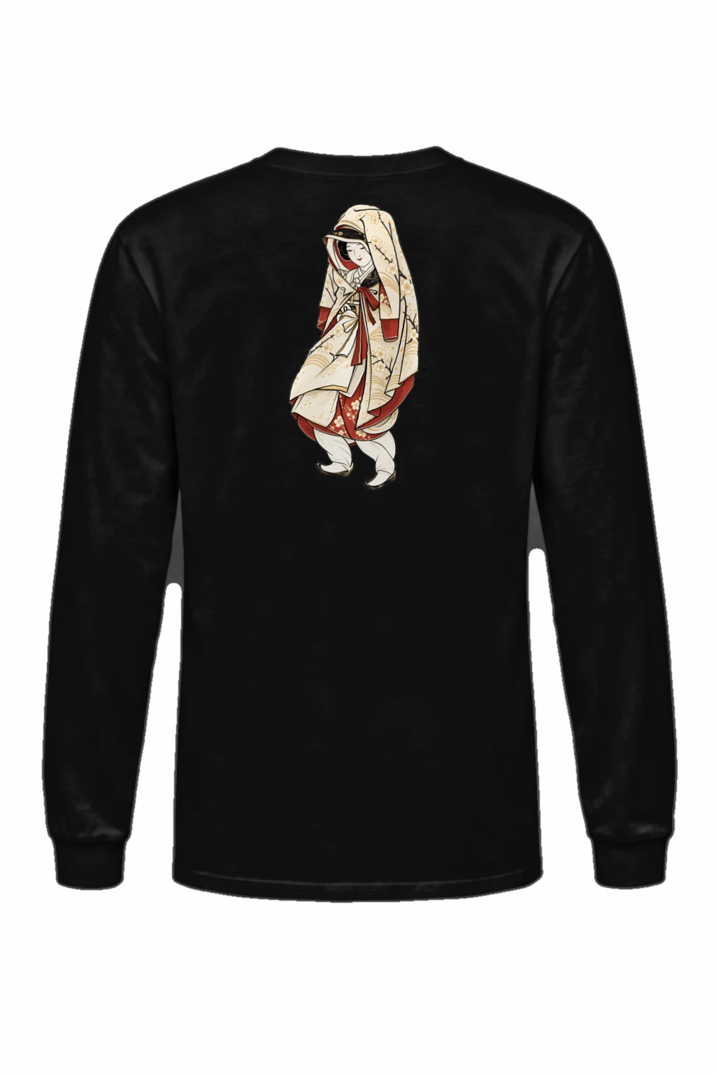 "Kimono Line Portrait" Unisex Longsleeve T-shirt | Gildan 2400